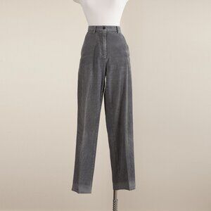 Vintage Women's High Waisted Corduroy Woolrich Pants Gray Size 8 (29x31)